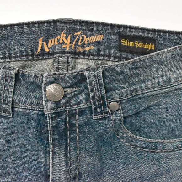 Rock 47 Denim by Wrangler Men's Retro - Picture 8 of 16